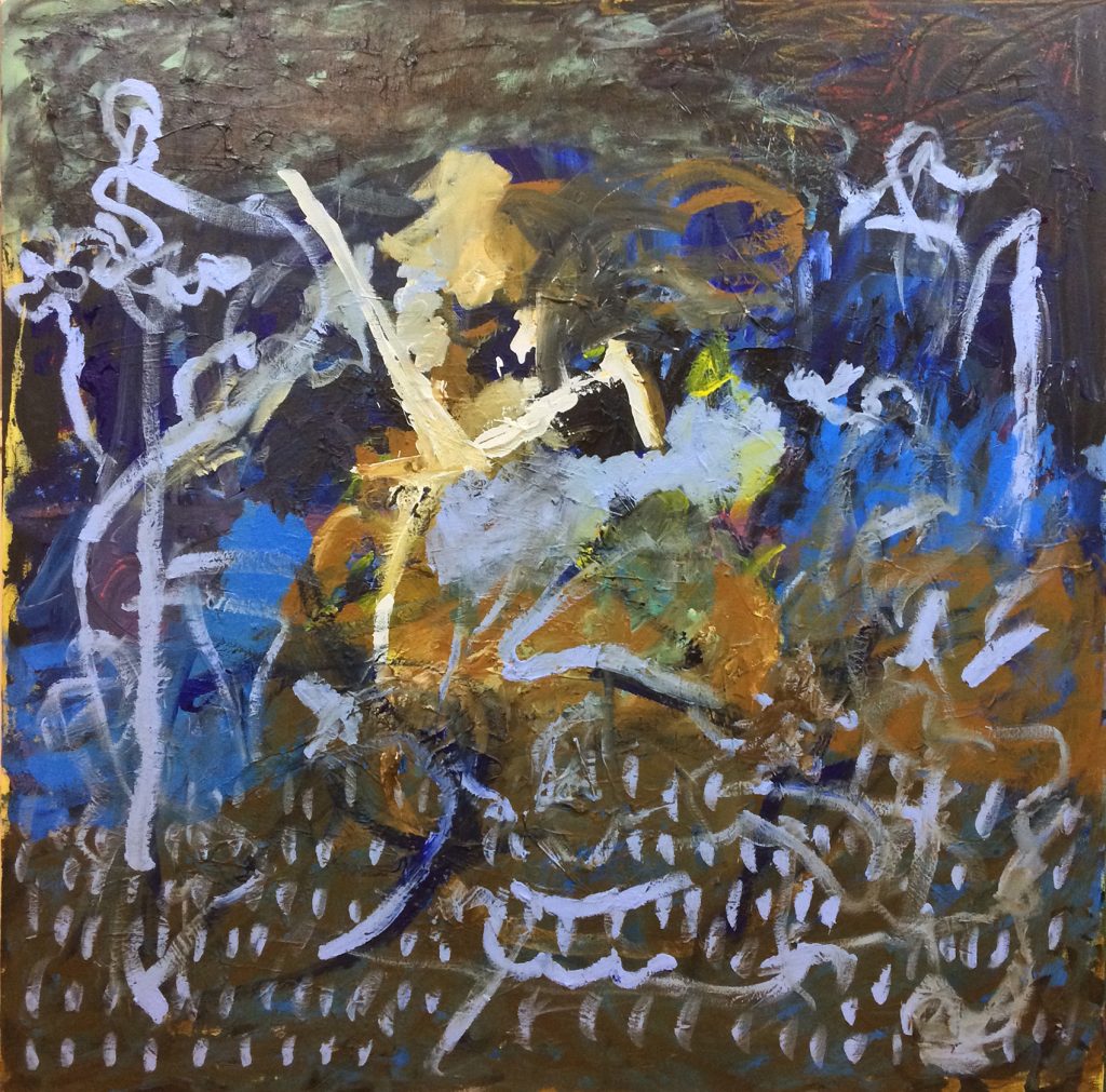 ''Winter sleep'' acrylic on canvas 127x127 2017