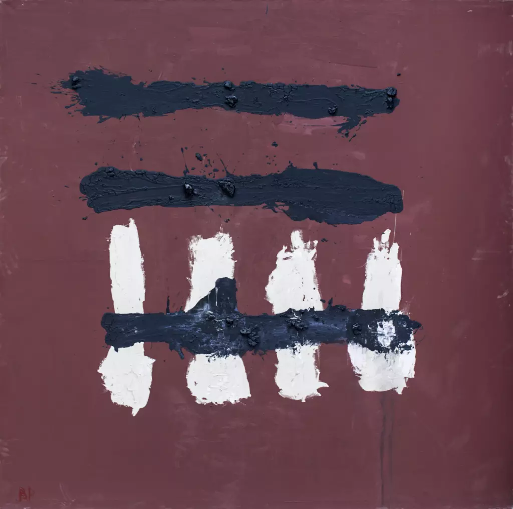 Veins 215x215 Acrylic on canvas 2014