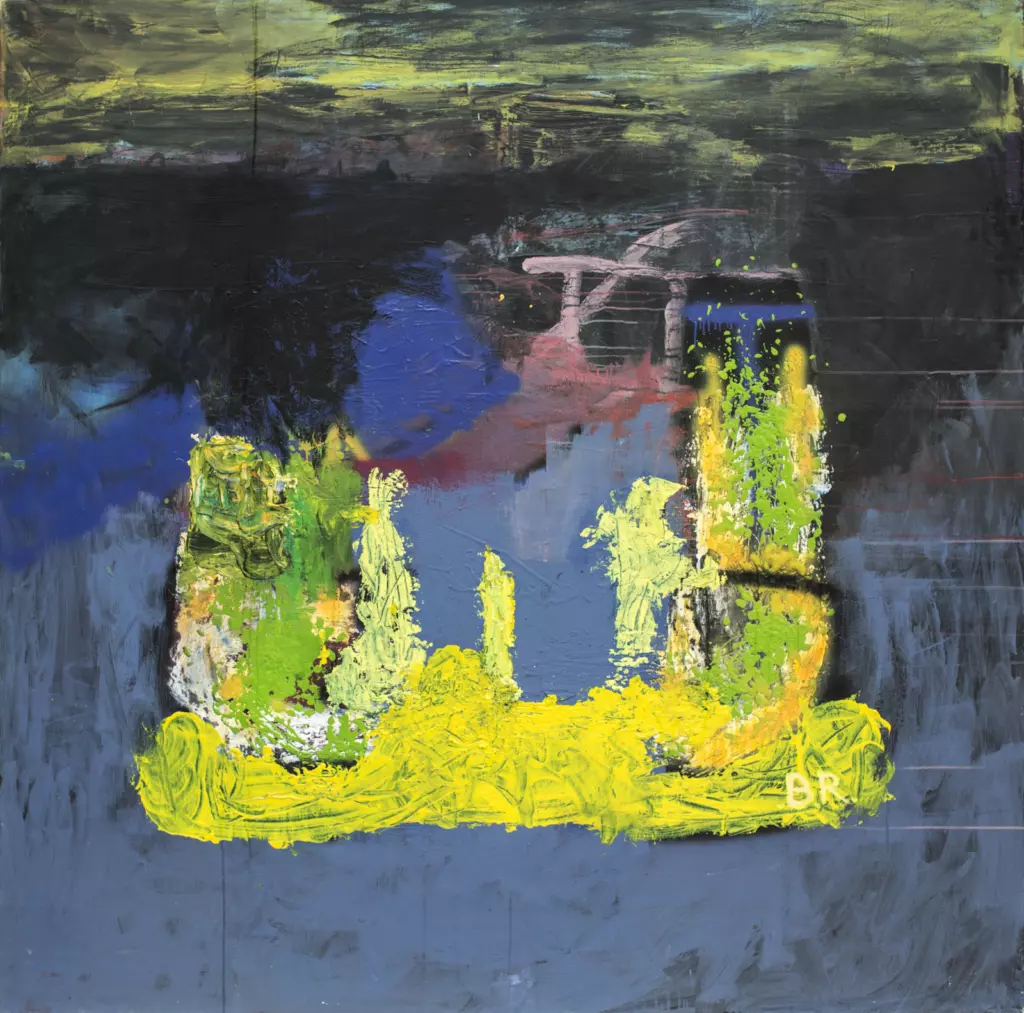 The Night 190x190 acrylic on canvas 2012